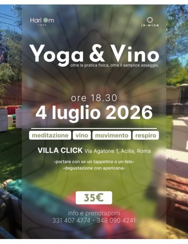Yoga&Vino - 4 luglio 2026